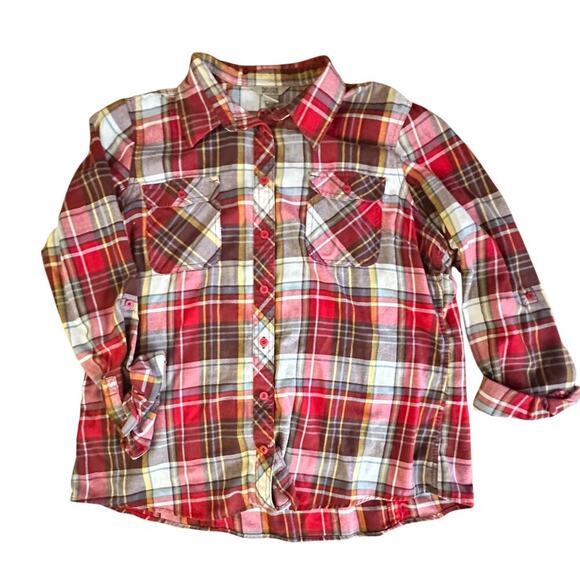DULUTH TRADING COMPANY x Womens Flannel Button Up Shirt l Size XXL - Picture 5 of 6